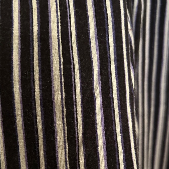 Vera Wang Black & White Striped Short Sleeve Pajama Set size L - Picture 6 of 6